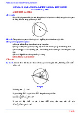 Các dạng toán đường tròn ngoại tiếp và đường tròn nội tiếp Toán 9