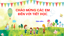 Giáo án điện tử Tiếng Việt 4  Tuần 1 Bài kể chuyện Cánh diều: Chị em
