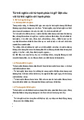 Từ trái nghĩa với từ hạnh phúc là gì? Đặt câu với từ trái nghĩa với hạnh phúc