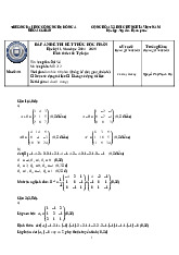 form đề toán đại số mâ trận nè ae