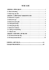 Chiến Lược Marketing Mix cho Sản Phẩm Kem Chống Nắng Odda - MK101. Môn Marketing căn bản (MKTCB) | Đại học Văn Hiến.