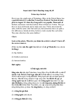 Tiếng Anh 6 Unit 4: Reading | Explorer English