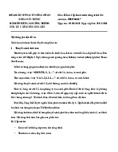 Đồ án Cấp Thoát Nước Công Trình PIBP - Học kỳ 1 Năm 2021-2022 | Môn Cấp thoát nước - Đại học Sư phạm Kỹ thuật Thành phố Hồ Chí Minh