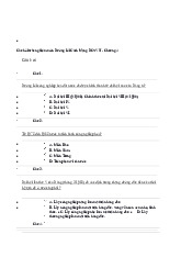 Câu hỏi trắc nghiệm môn Đường lối Cách Mạng ĐCSVN