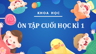 Bài giảng điện tử môn Khoa học 4 | ÔN TẬP CUỐI HỌC KÌ 1 | Cánh diều