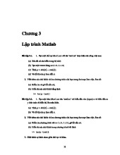Bài tập chương 3: Lập trình Matlab | Phương pháp tính | Đại học Bách Khoa Hà Nội