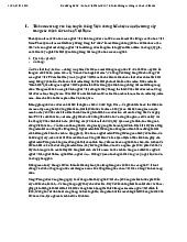 Lý thuyết tính nước trong văn hóa môn cơ sở văn hóa| Trường Đại học Hà Nội