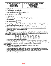Đề Tuyển Sinh 10 Môn Toán Sở GD Quảng Ngãi 2025-2026 Có Đáp Án