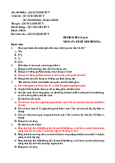 Đề Kiểm Tra 45 Phút - Môn: Sức Khỏe Môi Trường | Đại học Nguyễn Tất Thành