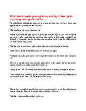 Phân biệt chuyển giao nghĩa vụ với thực hiện nghĩa vụ thông qua người thứ ba