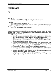 Bài giảng chương 2 - Cơ sở dữ liệu | Trường Đại học Công nghệ, Đại học Quốc gia Hà Nội