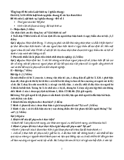 Tổng hợp đề thi môn Luật hình sự 1| Trường Cao đẳng Kinh tế Kỹ thuật Công Thương