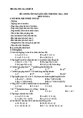 Đề cương giữa học kì 1 Toán 6 năm 2024 – 2025 trường THCS Mạo Khê 2 – Quảng Ninh