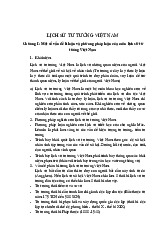 Lịch Sử Tư Tưởng Việt Nam: Phát Triển và Đặc Điểm Chính