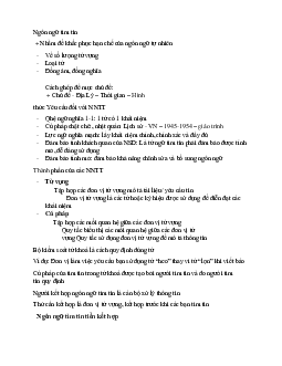 Ngôn ngữ tìm tin | Hệ thống tìm tin | Đại học Khoa học Xã hội và Nhân văn, Đại học Quốc gia Thành phố HCM