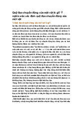 Quỹ đạo chuyển động của một vật là gì? Ý nghĩa việc xác định quỹ đạo chuyển động của một vật