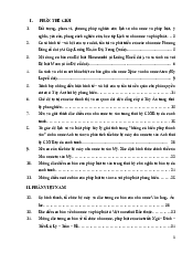 Tài liệu ôn tập thi viết - Lịch sử Nhà nước và Pháp Luật | Trường Đại học Luật, Đại học Quốc gia Hà Nội