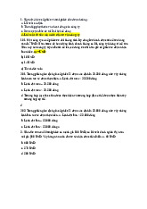 Trắc nghiệm Tài Chính - Chứng Khoán | Đại học Hoa Sen