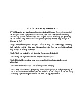 Đề kiểm tra tự luận - Kinh tế chính trị Mác Lênin | Trường Đại học Kinh tế, Đại học Quốc gia Hà Nội