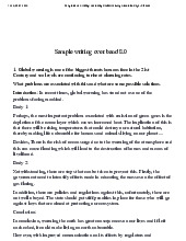 Sample Band 8 Writing: Addressing Global Warming & Exercise Gaps môn English Studies| Trường Đại học Thăng Long