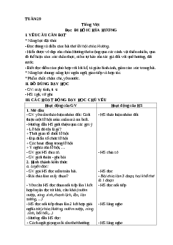 Giáo án Tiếng Việt lớp 4 Tuần 29 | Kết nối tri thức