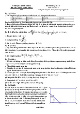 Đề học kì 2 Toán 9 năm 2024 – 2025 trường THCS Ngọc Thụy – Hà Nội