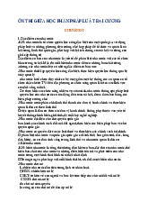 Ôn thi giữa kỳ Chương 1, 2 | Pháp Luật Đại Cương | Trường Đại học Hà Nội