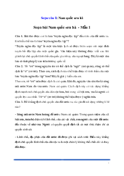Soạn bài: Nam quốc sơn hà Ngữ Văn 8 | Kết nối tri thức