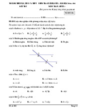 Đề cuối học kỳ 1 - môn toán khối 7