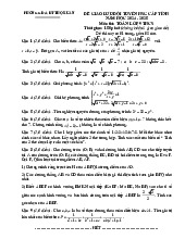 Đề giao lưu HSG Toán 9 năm 2024 – 2025 phòng GD&ĐT Thọ Xuân – Thanh Hoá
