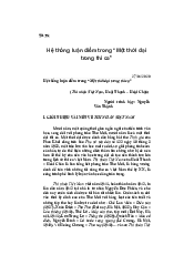 Hệ thống luận điểm trong “Một thời đại trong thi ca”| Đại học Sư Phạm Hà Nội