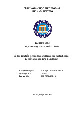Tìm hiểu việc áp dụng một trong các mô hình quản trị chất lượng của Toyota Việt Nam | Bài thảo luận quản trị chất lượng