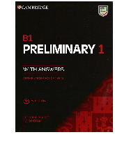 PET - B1 Preliminary 1 Authentic Practice Tests - Key