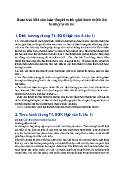 Soạn bài Viết văn bản thuyết minh giải thích một hiện tượng tự nhiên | Ngữ văn 8 Cánh Diều
