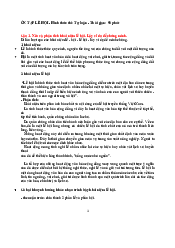 Tự luận ôn tập lễ hội - Cơ sở văn hóa Việt Nam | Trường Đại học Văn hóa Hà Nội