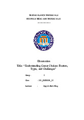 Understanding Career Choices: Factors,Types, and Challenges | Bài thảo luận tiếng anh thương mại