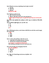 Câu Hỏi & Giải Đáp Hệ Phân Tán | Trắc nghiệm Hóa Lý Dược