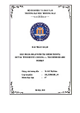 Chương 4: Tài chính Doanh nghiệp | Bài thảo luận tài chính tiền tệ