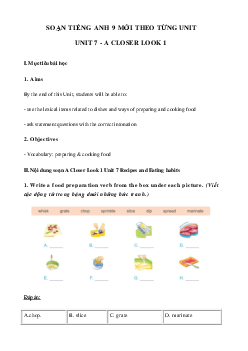 Tiếng Anh 9 Unit 7 A Closer Look 1