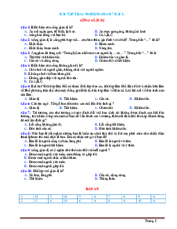 Bài tập trắc nghiệm GDCD 7 Bài 1: Sống giản dị (có đáp án)