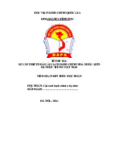 Cần thiết cải cách hành chính nhà nước tại Việt Nam | Tiểu luận Môn Cải cách hành chính nhà nước - Học viện Hành chính Quốc gia