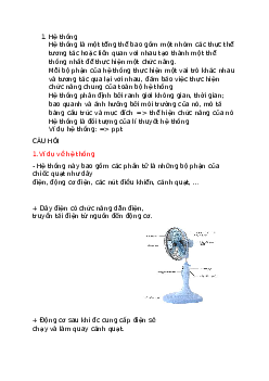 Bài tập về Hệ thống | Đại học Bách khoa Hà Nội