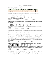 Bài tập ôn tập chương 3 - Xác suất thống kê | Trường Đại học Mở Thành phố Hồ Chí Minh