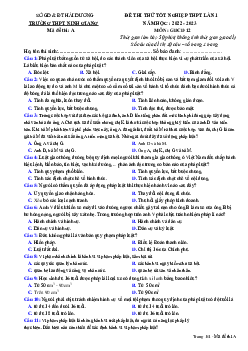 Đề thi thử THPT Quốc gia năm 2023 môn GDCD lần 1 trường THPT Ninh Giang, Hải Dương