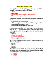 Ôn tập trắc nghiệm kinh tế chính trị Mác - Lênin | Đại học Nguyễn Tất Thành