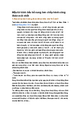 Mẫu tờ trình bầu bổ sung ban chấp hành công đoàn mới nhất