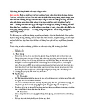 Nội dung bài thuyết trình về cuộc sống xa nhà | Đại học Tài Chính - Marketing