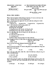 Đề thi - Kỳ thi chọn học sinh giỏi cấp tỉnh lớp 9 THCS năm học 2024 – 2025 Môn: KHTN | Sở GD&ĐT Phú Thọ