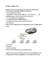 Kiểm tra giữa các chương 5 và 6 kết nối mạng | Mạng máy tính