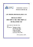 Nhóm 6: Sinh viên và chu trình lập kế hoạch học tập  - Tài liệu tham khảo | Đại học Hoa Sen